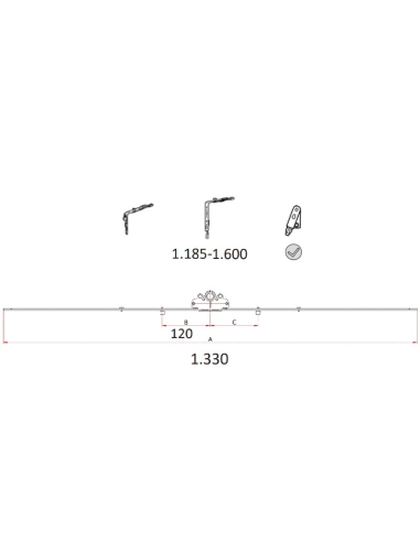 Cremona 30mm c.var. b.seg. 1185-1600 Ob