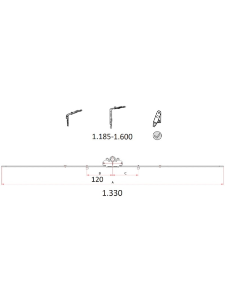 Cremona 30mm c.var. b.seg. 1185-1600 Ob