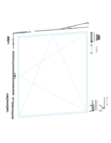 KIT OB PVC SH CV STD. C.LAT 13MM 9016