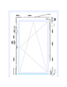 Kit Ob Pvc Sh Cv std. c.lat 13mm 9016 2