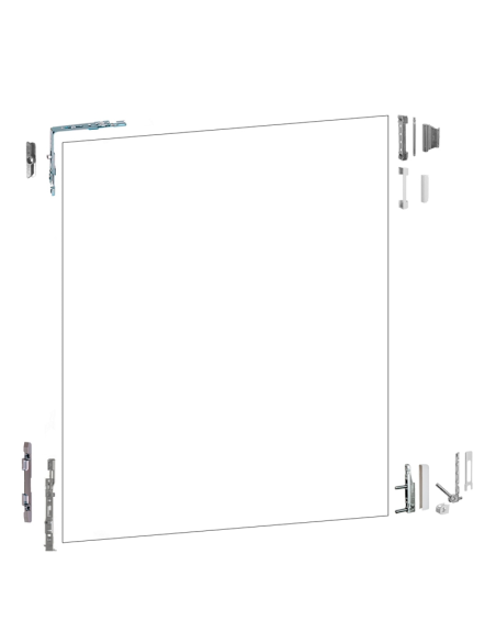 Kit Ob Pvc Sh Cv std. c.lat 13mm 9016 Kit Ob Pvc Sh Cv std. c.lat 13mm 9016