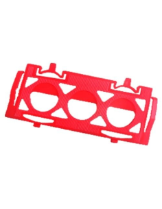 CUNA BASE ACRISTALAR DECEUNINCK ELEGANT THERMOFIBRA RAMA ROJO 2