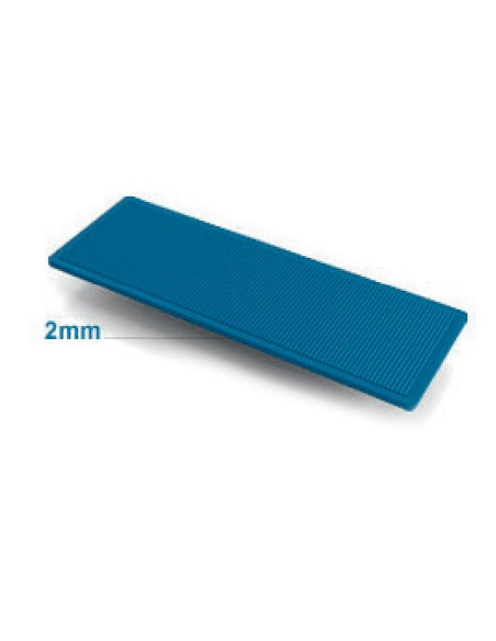 Calzo de Cristal 2 mm Azul 24x100 – Nivelación y Apoyo Profesional