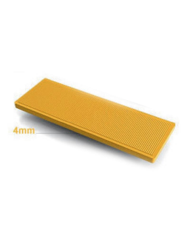 CALZO DE CRISTAL 4 X 30 X 100 AMARILLO