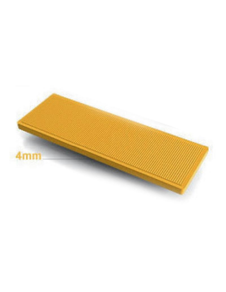 CALZO DE CRISTAL 4 X 32 X 100 AMARILLO CALZO DE CRISTAL 4 X 32 X 100 AMARILLO