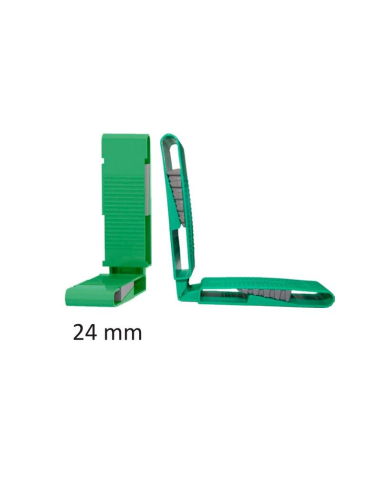 Calzo Acristalar Regulable 24 mm Verde | Nivelación Precisa para PVC y Aluminio