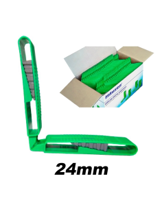 Calzo Acristalar Regulable 24 mm Verde | Nivelación Precisa para PVC y Aluminio