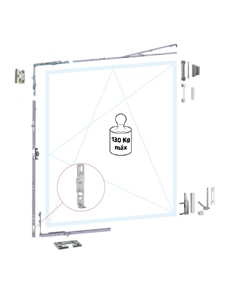 KIT OB PVC SH CF SEG. REE.INF. 13MM 9005