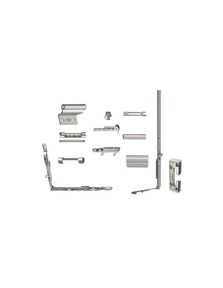 KIT OB C-16 DH C/FIJA STAND 9MM BIS.CANAL PLATA 9006