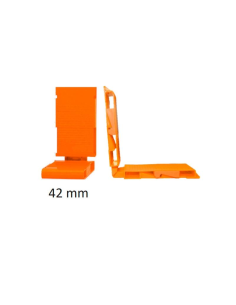 Calzo Acristalar Regulable 42 mm Naranja | Nivelación Profesional para PVC y Aluminio 2