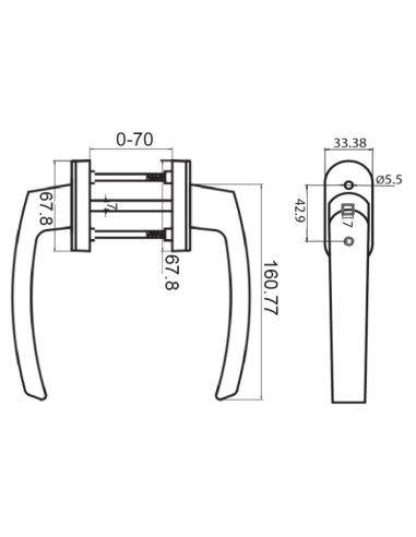 Manilla Gran Danubio Doble Blanco - Resiliente