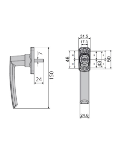 MANILLA FAP EOS 0510B NEGRO 9005 2