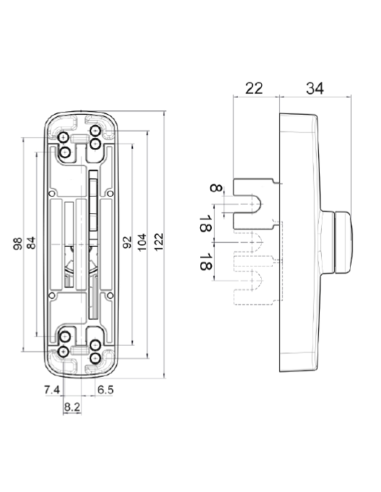 BASE CREMONA FAP GEA 0533B 1 PALA PLATA 9006