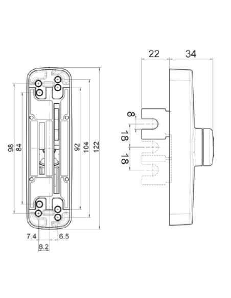 BASE CREMONA FAP GEA 0533B 1 PALA PLATA 9006