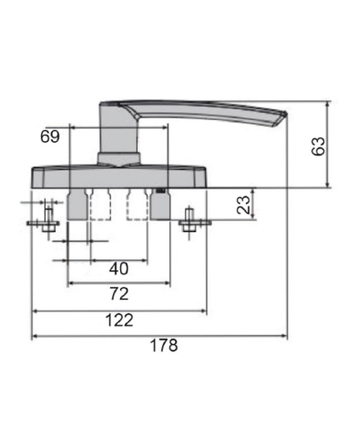 CREMONA FAP GEA 0540B 2 PALAS BLANCO 9016