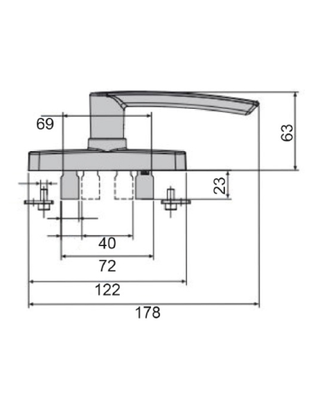 CREMONA FAP GEA 0540B 2 PALAS PLATA 9006