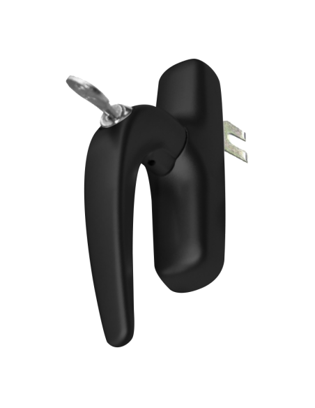 CREMONA FAP NEFER 0761BI 1 PALA CON LLAVE NEGRO 9005