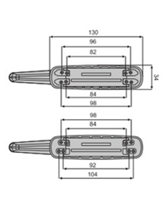 CREMONA FAP NEFER MIDI 0791BI 2 PALAS CON LLAVE PLATA 9006 2