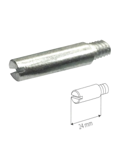 Prolongador Cremona Exterior Bulón 24 mm | Extensión Precisa para Sistemas de Cierre en Aluminio y PVC