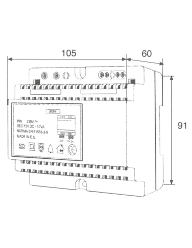 KIT ABREPUERTAS ELECTRICO RECEPTOR Y EMISOR FM K4 433Mhz