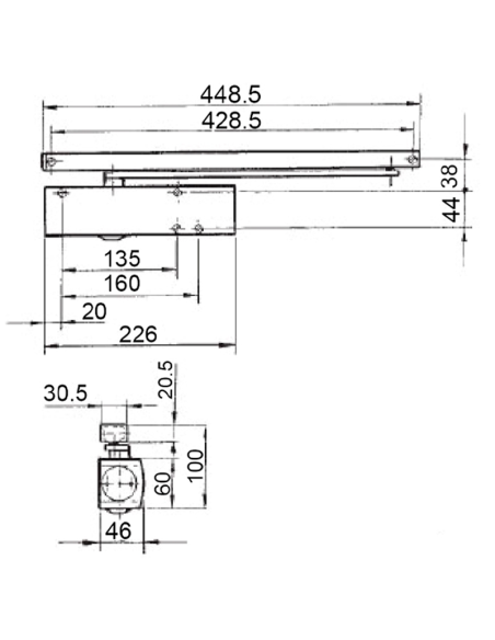 CIERRAPUERTAS GEZE TS3000 (1-4) PLATA