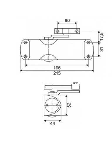 CIERRAPUERTAS GEZE TS1000 (2-3) BLANCO