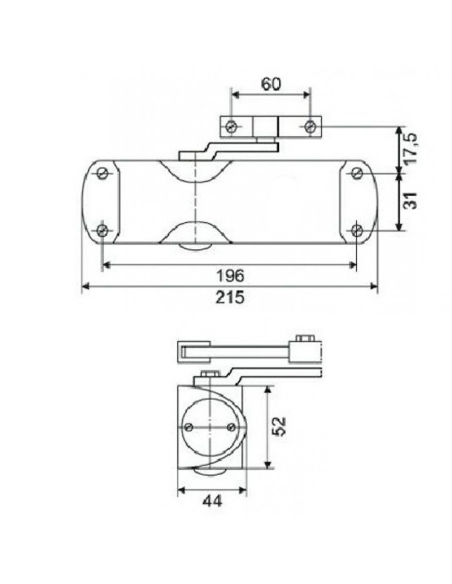 CIERRAPUERTAS GEZE TS1000 (2-3) NEGRO