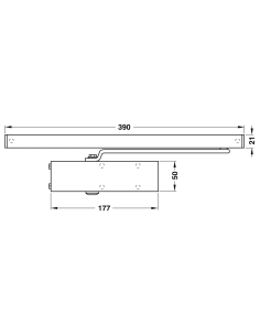 CIERRAPUERTAS GEZE TS1500 GUIA NEGRO 2