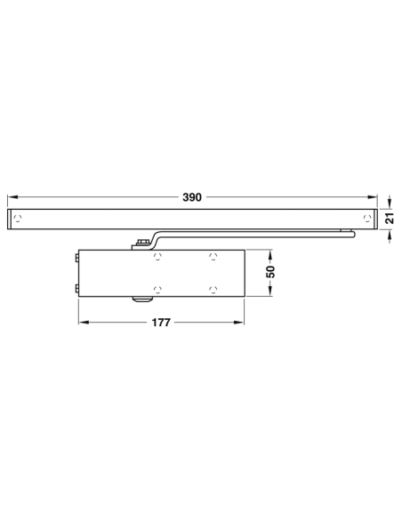 CIERRAPUERTAS GEZE TS1500 GUIA PLATA