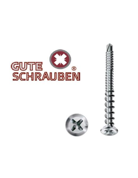 Tornillo autotaladrante Gute Schrauben 4,8/4,2 x 32, Bolsa x 4000 Und resistencia y durabilidad. Tornillo autotaladrante Gute Schrauben 4,8/4,2 x 32, Bolsa x 4000 Und resistencia y durabilidad.