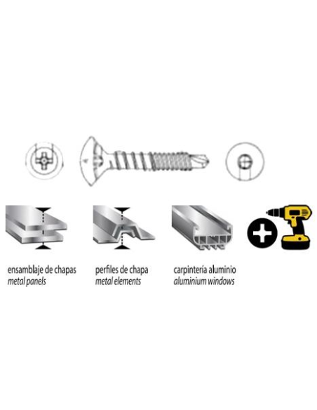 Tornillo autotaladrante Gute Schrauben 4,8/4,2 x 32, Bolsa x 4000 Und resistencia y durabilidad. Tornillo autotaladrante Gute Schrauben 4,8/4,2 x 32, Bolsa x 4000 Und resistencia y durabilidad.
