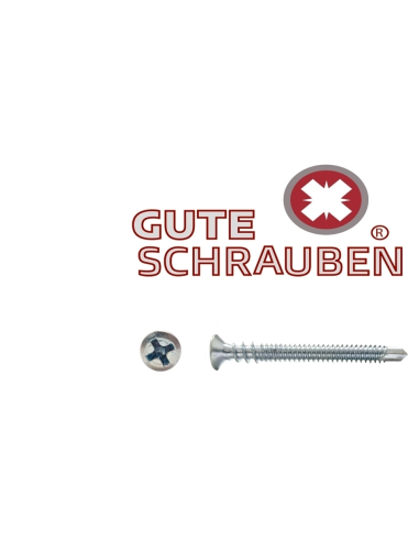 Tornillo autotaladrante Gute Schrauben 4,8/4,2 x 32, Bolsa x 4000 Und resistencia y durabilidad.