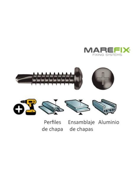 TORN. 7504N 4,8X38 ZINCADO NEGRO PH2 TORN. 7504N 4,8X38 ZINCADO NEGRO PH2