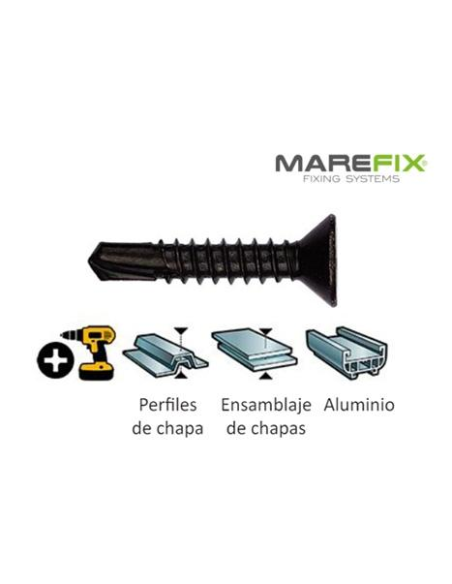 TORN. 7504P 4,8X25 ZINCADO NEGRO PH2 TORN. 7504P 4,8X25 ZINCADO NEGRO PH2