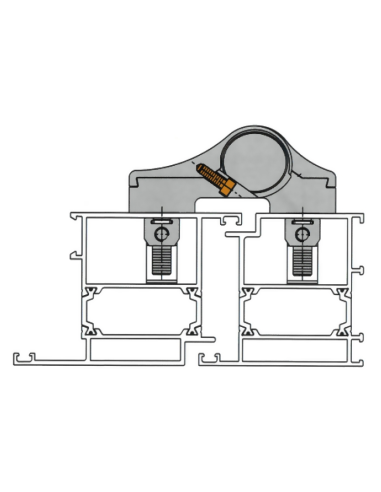 BISAGRA FAP LOIRA 7003V 20,5/39,5/60 3C LN9005