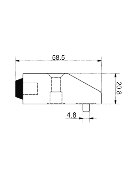 TOPE CORREDERA BLANCO "TOPECO"