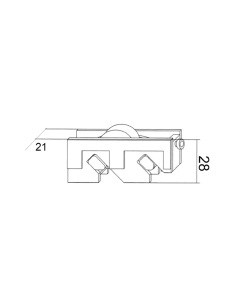 RODAMIENTO SIMPLE REG. ZK S/ MARINA - S/7180  15013-M.2 2