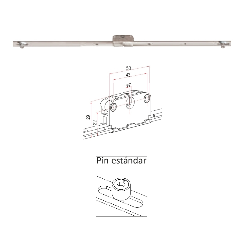 CIERRE MULT. ABAT. 22MM  1600-1800