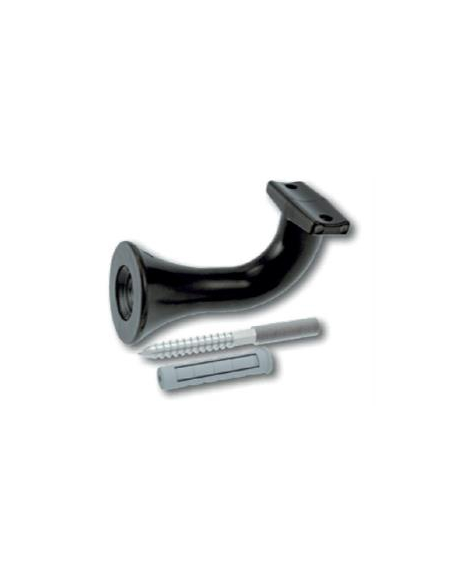 SOPORTE PASAMANOS ALUMINIO NEGRO