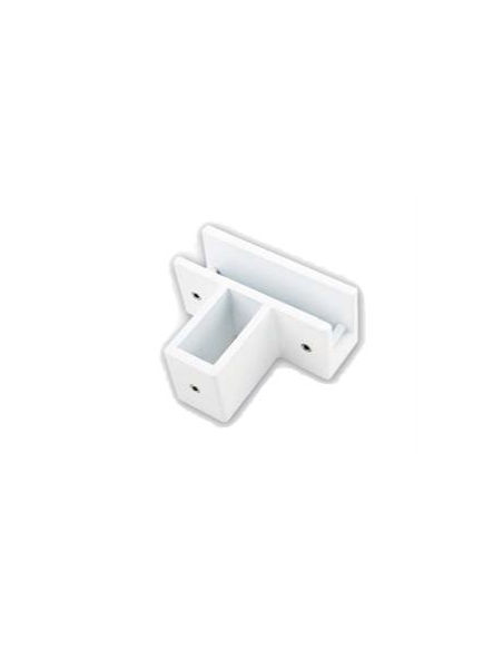 SOPORTE VIDRIO 40X20 FORMA "T" L/NEGRO