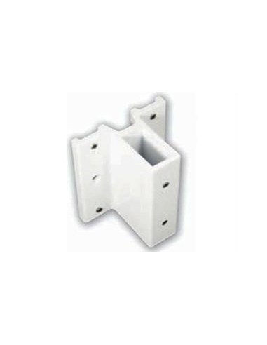 Anclaje Forjado Tubo 40×20 (100 mm) · Soporte en L Negro · Hausen