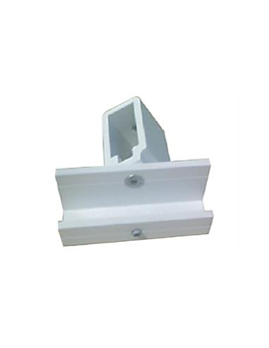 SOPORTE VIDRIO REG. 40X20 FORMA "T" L/BLANCO