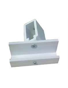 SOPORTE VIDRIO REG. 40X20 FORMA "T" L/NEGRO