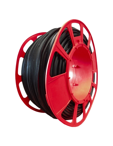 GOMA CRISTAL HUECO 3MM (100) - ROJO GOMA CRISTAL HUECO 3MM (100) - ROJO