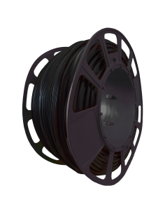 GOMA CRISTAL HUECO 5MM (140) - NEGRO