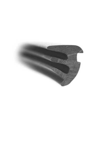 GOMA CRISTAL HUECO 5MM (140) - NEGRO GOMA CRISTAL HUECO 5MM (140) - NEGRO
