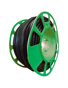 GOMA CRISTAL HUECO 6MM (180) - VERDE