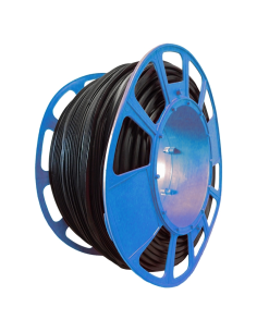 GOMA CRISTAL HUECO 8MM (230) - AZUL