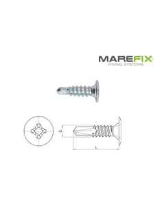TORNILLO PUNTA BROCA 4,2X23 PH2 ZINCADO