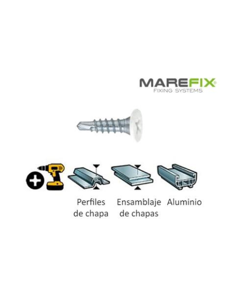 TORNILLO PUNTA BROCA 4,2X14 PH2 CABEZA BLANCA